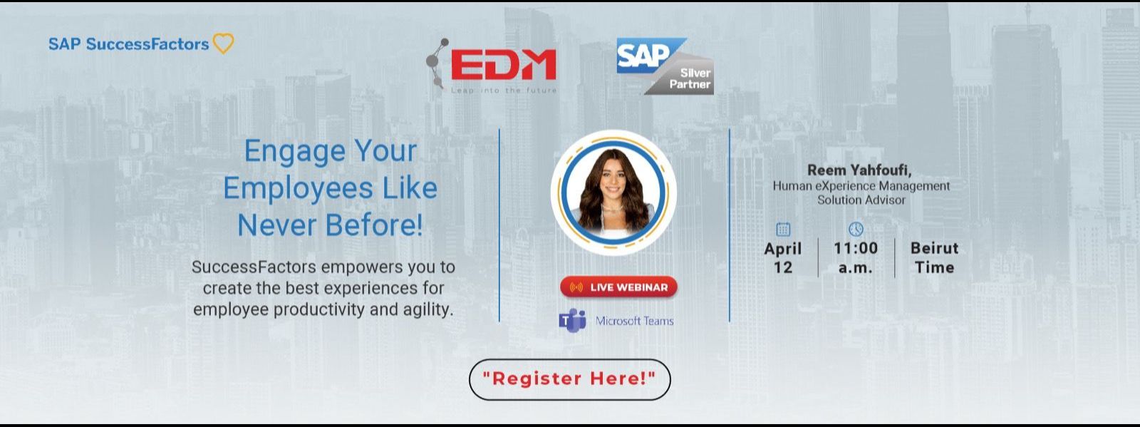 SAP webinar for emails