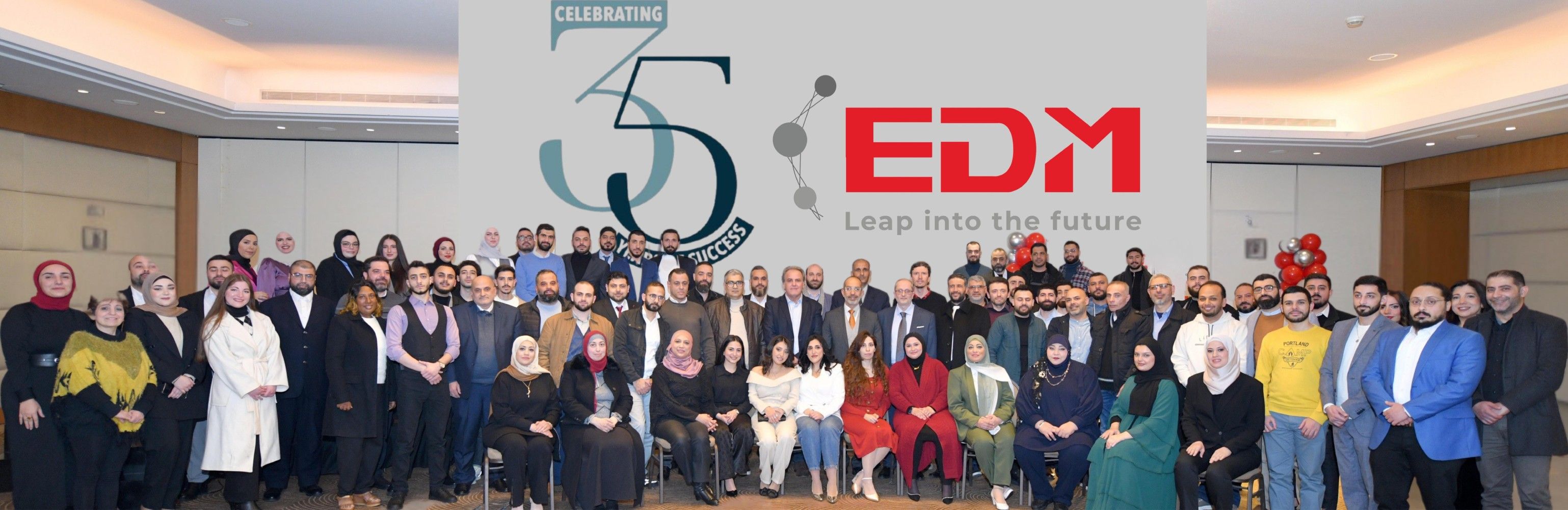 EDM Team Celebrating 35 Years in The Market.